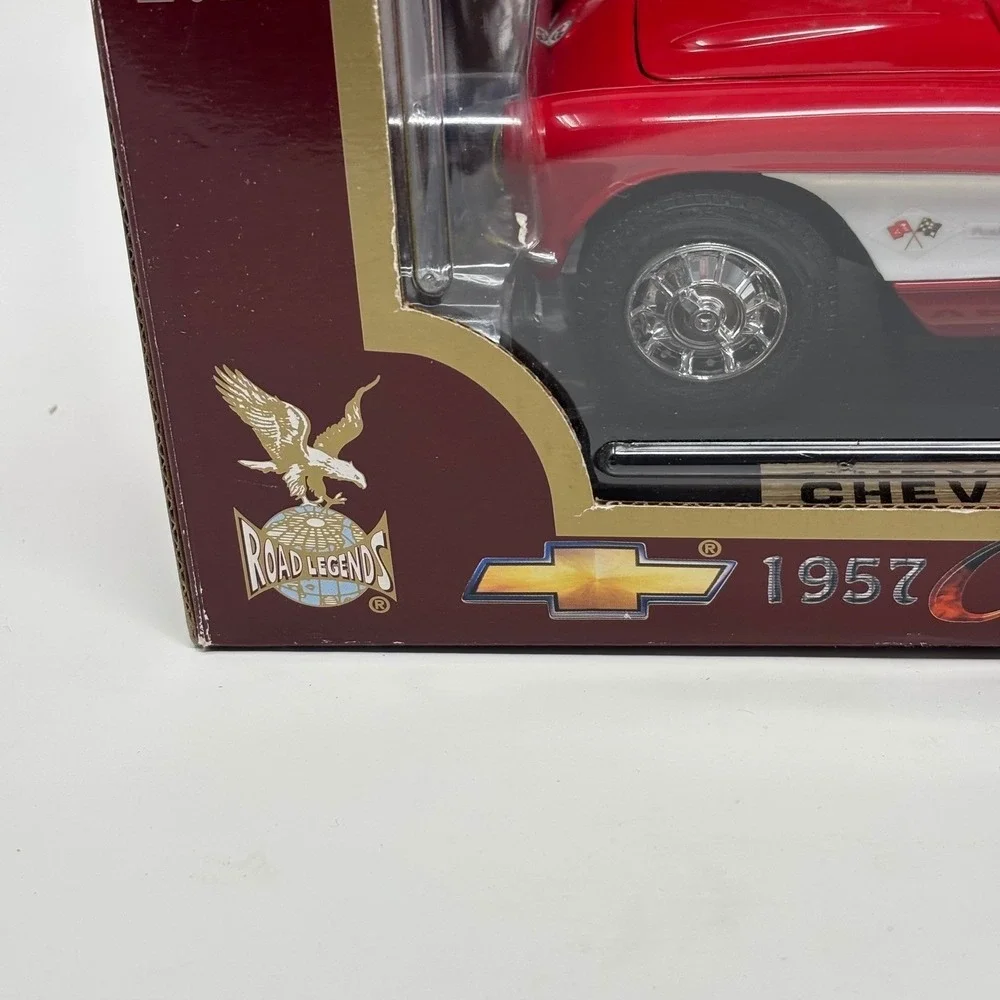 1957 Chevrolet Corvette Red 1:18 Diecast Yatming Open Box